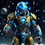 Placeholder: A battle suit made of galaxies and stars with a glove that has seven endless stones Battle armor from the extract of galaxies