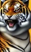 Placeholder: Laughing tiger in suit