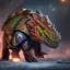 Placeholder: Space marine kills dinosaur wilderness 8k high realism