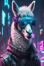 Placeholder: lama cyberpunk