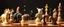 Placeholder: chess board full of animals instead of pieces