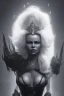 Placeholder: Pamela Anderson as evil queen in black leather, leather, busty, cleavage, angry, stern look. character design by cory loftis, fenghua zhong, ryohei hase, ismail inceoglu and ruan jia. unreal engine 5, artistic lighting, highly detailed, photorealistic, fantasy