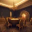 Placeholder: Camelot room, dark, lonely king, candle light, LCD tv, 16k quality, hyper realistic, 3d render, dramatic lighting, octane render, volumetric lighting