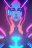 Placeholder: create logo for Utilize a combination of vibrant neon colors reminiscent of the Tron universe. Blues, cyans, magentas, and electric greens can be primary choices. This color scheme will evoke the sci-fi and tech aesthetics associated with animation and VFX.