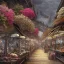 Placeholder: Insanely detailed photograph of an “artitcture plans of a city market at a dock ” with intricate gears, intricate embroidered band, hyperdetailed painting by Ismail Inceoglu Huang Guangjian and Dan Witz CGSociety ZBrush Central fantasy art album cover art,8K, hdr, romantic, mysterious, ominous, flowers, jewelry, steam,oil,cafe,street vendors