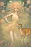 Placeholder: [laughing sexy faerie with a deer] As psychedelic Fiona, I feel myself drifting soft through billowing blooms of visual aid and aural ether. My slender form shimmers in gossamer raiment woven from sunshine, moonglow, and forest spirit; petal-soft hooves leave nary a print upon the stars I seem to walk. Beside me strides my Deery in dignity, his noble visage crowned with antlered emerald and bronze. Around us the glade pulses with bioluminescent being; the night is alive with pulse and song.