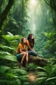 Placeholder: Deep within the lush and untamed jungle, Megan and Riley forged an unlikely bond. Their friendship had blossomed in the wild, where societal expectations held no power. Megan, with her adventurous spirit, saw beyond Riley's nerdy exterior, and Riley, grateful for Megan's acceptance, harbored a secret desire for something more. As they ventured deeper into the jungle, the air thick with humidity and mystery, Megan's journey took an unexpected turn. She stumbled upon a mystical artifact known as t