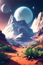 Placeholder: (((close midshot))), (((low poly art:2))), (astronaut), ultra-detailed illustration of an environment on a dangerous:1.2 exotic planet with plants and wild (animals:1.5), (vast open world), astroneer inspired, highest quality, no lines, no outlines candid photography.