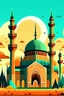 Placeholder: A cartoon image of a Ramadan Mosque