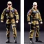 Placeholder: G.i. Joe toy doll air force pilot flightsuit Joe Biden face sunglasses with black boots full body in package 2020