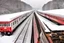 Placeholder: A photograph of the Turkish Dogu Express train, the cold weather and a little snow, taken from several angles, 8k,