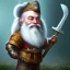 Placeholder: A beautiful dwarf with a sharp and beautiful ax in his hand, Full HD 4K, 8K