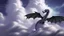 Placeholder: dragon in a big cloud