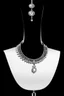 Placeholder: necklace mannequin stand in luxury environment