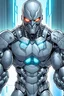 Placeholder: superhero who is very strong and gray and has the strongest robot hand in the world and is a villain