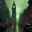 Placeholder: Gotham city by Jeremy mann, point perspective,intricate detail,john atkinson Grimshaw