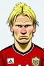 Placeholder: Erling Braut Holland Norwegian football player cartoon 2d