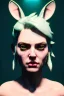 Placeholder: Fashion Portrait, tank girl, make up, natural busty, retro futuristic style, glow eyes, cinematic, Ultra realistic, wide angle view, soft color, highly detailed, unreal engine 5, RTX, ultra detail, volumetric lighting, 3d, finely drawn, high definition.