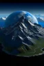 Placeholder: the earth as a mountain