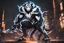 Placeholder: Venom beast in solo leveling shadow artstyle, white tiger them, neon effect, full body, apocalypse, intricate details, highly detailed, high details, detailed portrait, masterpiece,ultra detailed, ultra quality