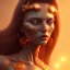 Placeholder: hot goddess, by Mahmoud Sai, Cartographic, Golden Hour, Closeup-View, 16k, Lumen Global Illumination, Diffraction Grading ,beautiful ,circuitry, Dark hair, jewelry