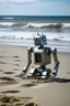 Placeholder: Robot on a beach