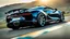 Placeholder: Weaponized Racing Bugatti Chiron , REAR view, perfect model, perfect details, perfect everything,desktop wallpaper, 4K, Cinematic