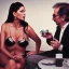 Placeholder: Nina Mercedez having coffee with Steven Spielberg