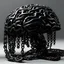 Placeholder: Brain made of inky black chains