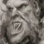 Placeholder: dnd, dwarf, priest, heavy armour, portrait, only face, close up, watercolour