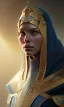 Placeholder: Saladin Al-Ayyubi , head and shoulders portrait, 8k resolution concept art portrait by Greg Rutkowski, Artgerm, WLOP, Alphonse Mucha dynamic lighting hyperdetailed intricately detailed