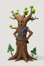 Placeholder: hi poly Tree Guardian T-pose just the character and simple background