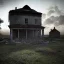 Placeholder: a ruined house all crumbled , dramatic, dramatic lighting, volumetric lighting, hyperrealism, 8k, high quality, photorealistic, lot of details