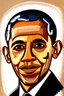 Placeholder: portrait of obama by rottluff