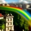 Placeholder: Tilt shift, rainbow
