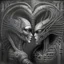 Placeholder: love in the style of HR Giger