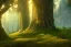 Placeholder: forest trees sunshine mountains