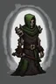 Placeholder: pixel undead soul sprite for pixel game in the medieval style side view idle animation. --ar 9:16