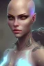 Placeholder: Her shaved head had the dark fuzz of new growth making her appear is if she were glowing with some inner light born of shadows.