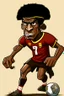 Placeholder: Pervis Estupinan Footballer cartoon 2d