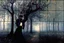 Placeholder: Trees, forest, gothic horror movies influence, berthe morisot, and paul cezanne impressionism paintings