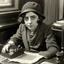 Placeholder: a 1920s young female irish journalist