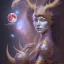 Placeholder: sango fantasy, fantasy magic, intricate, sharp focus, illustration, highly detailed, digital painting, concept art, matte, artgerm and paul lewin and kehinde wiley, masterpiece sexy lips Asian lady body dragon Papu New Guina purple silver space lady space blood moon sun galaxy