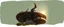 Placeholder: style John Atkinson Grimshaw,3d airbrush render, cut out darkling slender gnome on huge bike on huge mushroom with bright aura , pinhole cam, airbrush 3d rendering, torn edges on border
