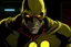 Placeholder: the reverse flash animated insede a medalion make him look menacing