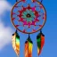 Placeholder: Stained glass window dreamcatcher