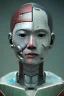 Placeholder: japan head portrait, warrior armor , village, meditation, woods, galaxy sky, 8k quality , portrait,beautiful robotic ,ghost in the shell , post-apocalyptic in a cyberpunk city, realistic, intriacte detail, sci-fi fantasy style, volumetric lighting,24mm , particales,highly detailed,cinematic, deep purple , green eyes .