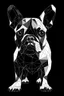 Placeholder: French bulldog geometric minimalistic