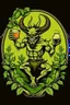 Placeholder: logo d'un demon au jardin d'eden buvant de l'alcool