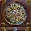 Placeholder: Book of Kells table of contents page, a highly detailed illustration, realistic render, 8 k, micro detail, intricate, elegant, centered, digital painting, Artstation, smooth, sharp focus, illustration, artgerm